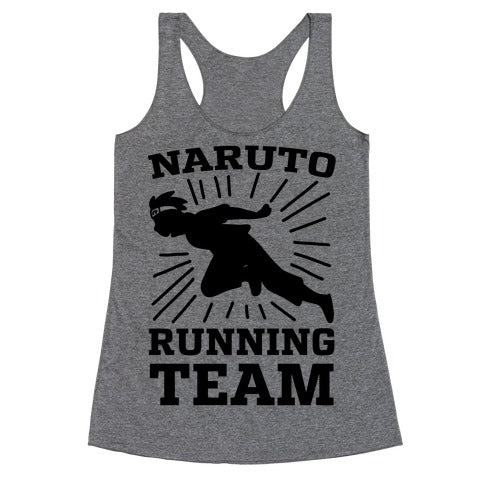 Naruto Running Team Racerback Tank
